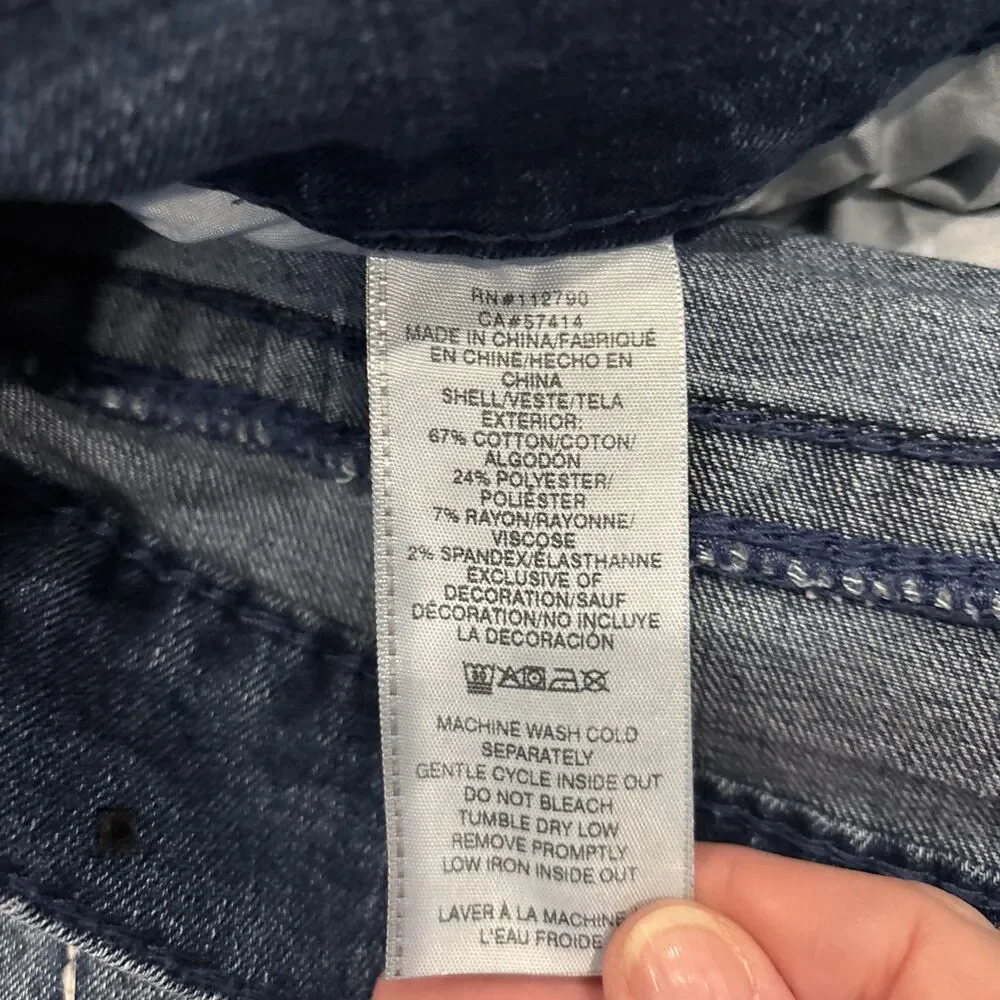 True Religion Men's Geno Relaxed Slim Fit Straight Jeans, Size 33 X 30